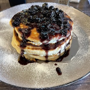 Blueberries pancake
