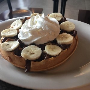 wafflets nutella con banana