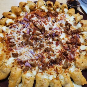 Pizza BBQ Meat and Cheesy Bites 