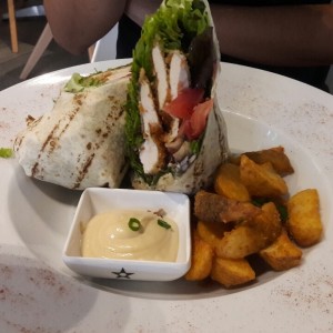 wrap de pollo