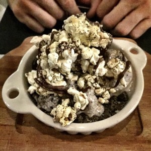 Oreo y Popcorn Postre