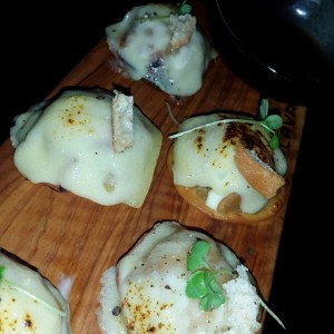 Dumplings de sopa de cebolla