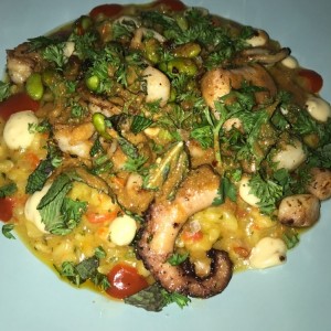 Arroz Caldoso con Mariscos