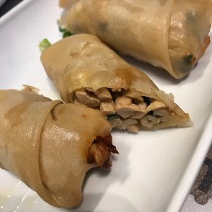 Spring roll de pollo