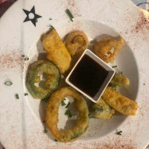 Tempura de vegetales