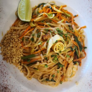 Pad thai de mariscos