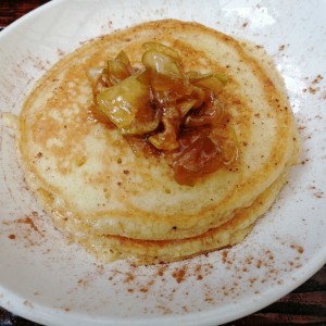 pancakes de manzana y canela