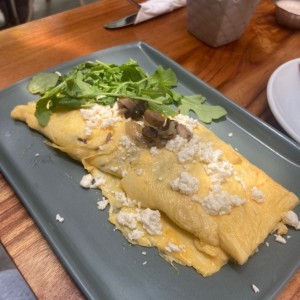 Omelette funghi