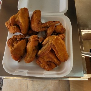 alitas de pollo fritas