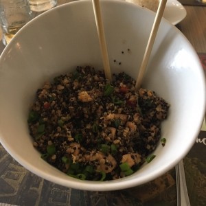 quinoa con pollo
