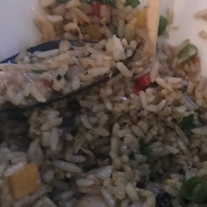 arroz chaufa de mariscos