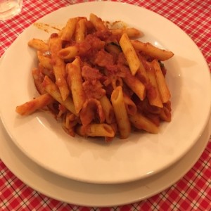 Penne all' amatricciana