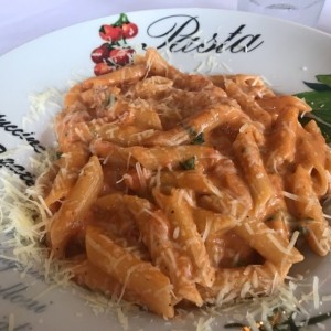 penne en salsa rosada 