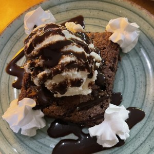 Postres - Brownie con Helado