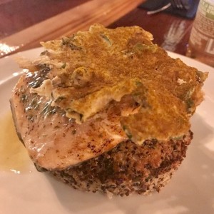 salmon con tortilla de quinoa 