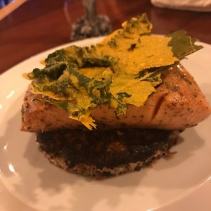 Salmon con mantequilla