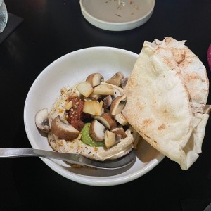 hummus de hongos