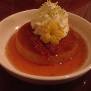 Flan de Maracuya 