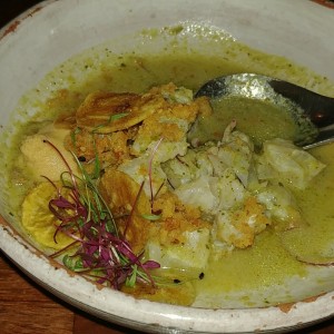 ceviche en salsa verde