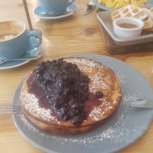 pancakes de blueberry 