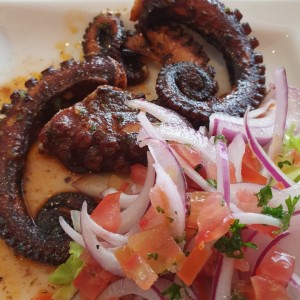 pulpo a la parrilla