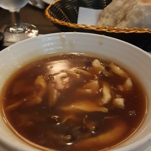 Sopa de Pollo con Hongos