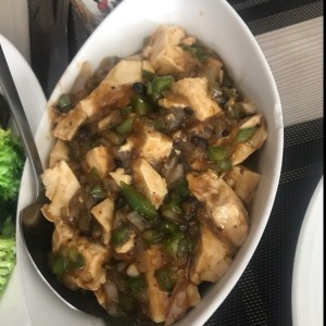 Mapo Tofu Vegetariano (sin carne)