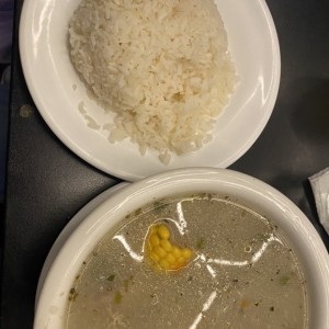 Sancocho y arroz