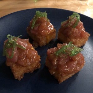 espectaculares Crunchy Tuna Tartar