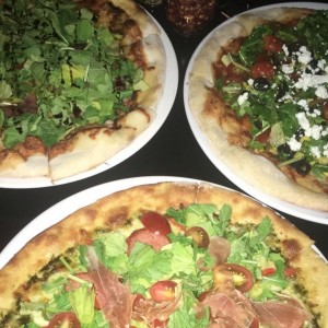 Pizzas "Pesto, Paradise & Vegetariana"