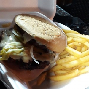 hamburguesa doble.