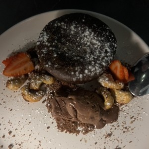 Volcan de chocolate 