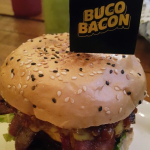Hamburguesa "Buco Bacon"