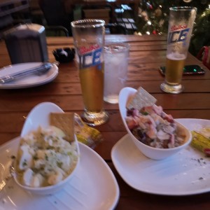 ceviche de corvina y pulpo