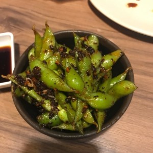 spicy edamame