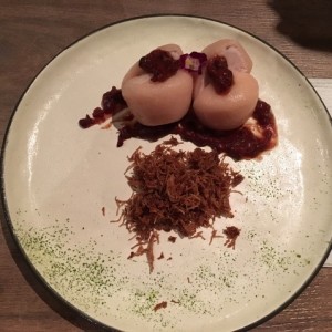 Helado de mochi de vainilla