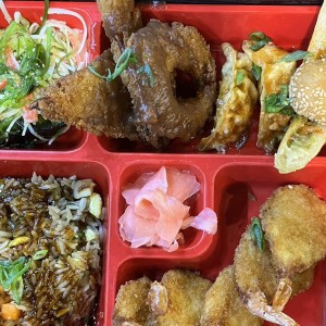 Ebi tempura set