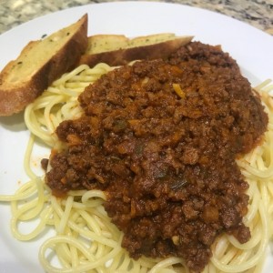 Spaghetti con Bolognese