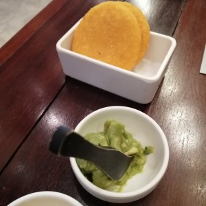 Tortillas con guacamole