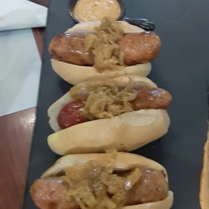 trio de choripan