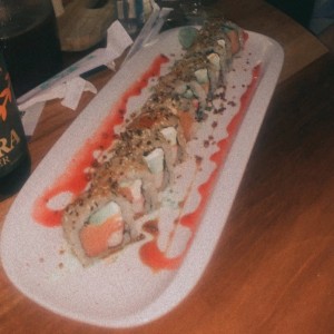 Sushi de Cangrejo y Salmon 