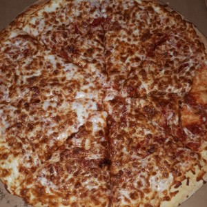 Pizza familiar de queso
