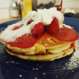 Strawberry Banana Pancakes 