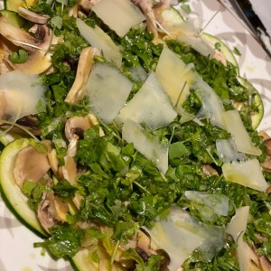 ENTRADAS - Carpaccio de Zucchini