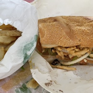 Boneless sub con papas
