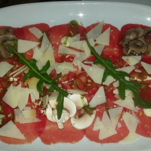 Carpaccio di manzo o filete