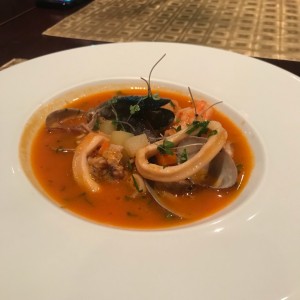 sopa fruti di mare