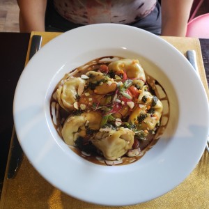 Tortellini de cordero al perfume de romero