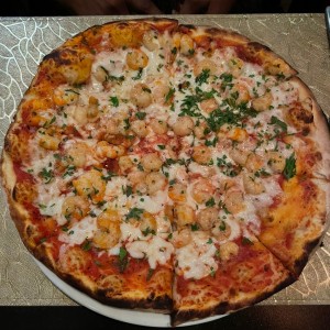 Pizza de camaron