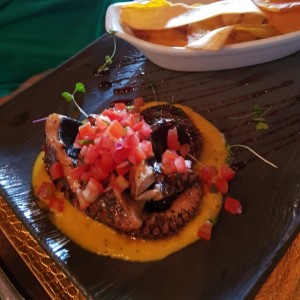 pulpo al grill